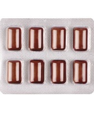 WUG Power Up - Chewing-gum énergisant pour la concentration et l'endurance - Plaquette thermoformée de 8 unités
