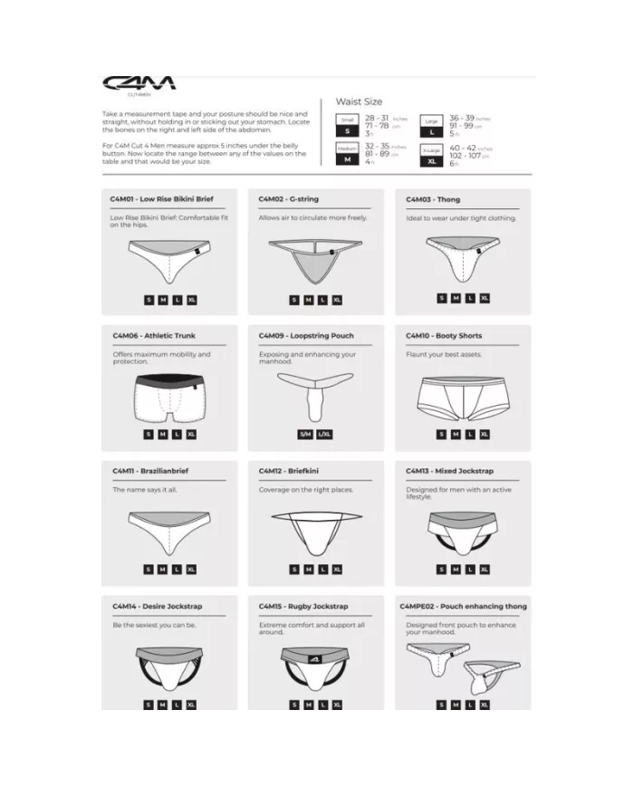 CUT4MEN - SLIP TAILLE BASSE AZTEC L CUT4MEN - SLIP TAILLE BASSE AZTEC L