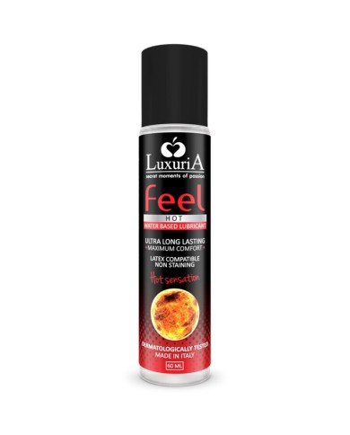 INTIMATELINE - LUXURIA LUBRIFIANT BASE D'EAU FEEL HOT SENSATION 60 ML