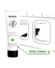 BRUMA - HUILE DE GRAINES DE SATIVA GEL GLISSANT RÉCHAUFFANT SAVEUR DE CANNABIS 100 ML