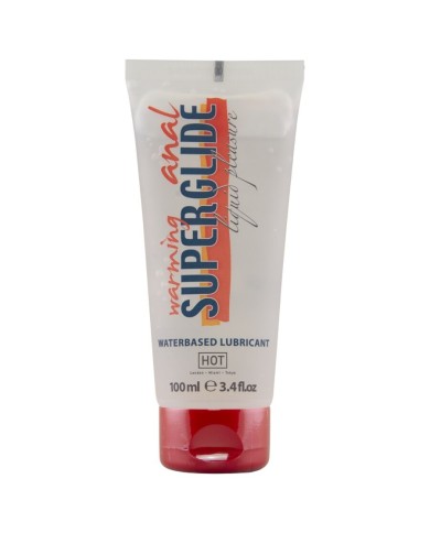 HOT - LIQUIDE CHAUFFANT POUR PLAISIR ANAL SUPERGLIDE 100 ML