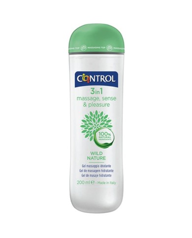 CONTROL - GEL DE MASSAGE NATURE SAUVAGE 3 EN 1 200 ML