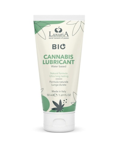 INTIMATELINE - LUXURIA LUBRIFIANT BASE D'EAU BIO CANNABIS 50 ML