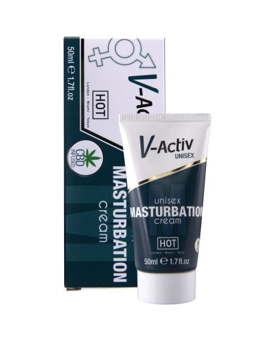 HOT - CRÈME DE MASTURBATION CHAUDE AU CBD UNISEXE 100 ML
