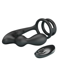 MR PLAY - PLUG ANAL VIBRANT AVEC ANNEAU PÉNIS ET TÉLÉCOMMANDE
