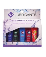 ID JUICY LUBE - ASSORTIMENT DE 5 TUBES DE LUBRIFIANT 12 ML