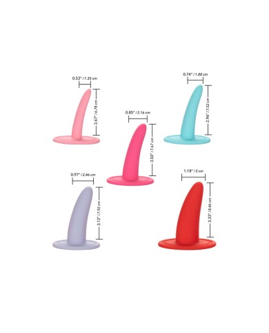 CALEXOTICS - ENSEMBLE DE DILATATEURS PORTABLES 5PC