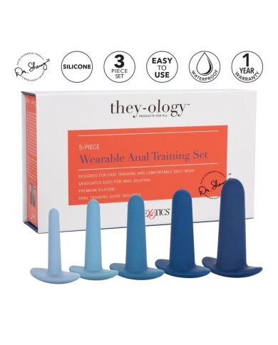 CALEXOTICS - ENSEMBLE DENTRAÎNEMENT ANAL PORTABLE 5 PIÈCES