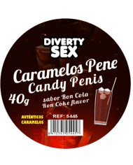 DIABLO PICANTE - 20 BONBONS AU PÉNIS SAVEUR RON COLA