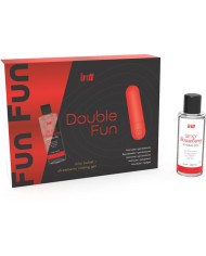 INTT RELEASES - KIT DOUBLE FUN AVEC BULLET VIBRANT ET GEL DE MASSAGE À LA FRAISE