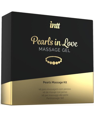 INTT MASSAGE & ORAL SEX - PERLES AMOUREUSES AVEC COLLIER DE PERLES ET GEL DE SILICONE