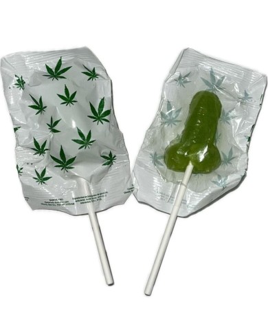 DIABLO GOLOSO - 1 SUCETTE PÉNIS ARÔME CANNABIS