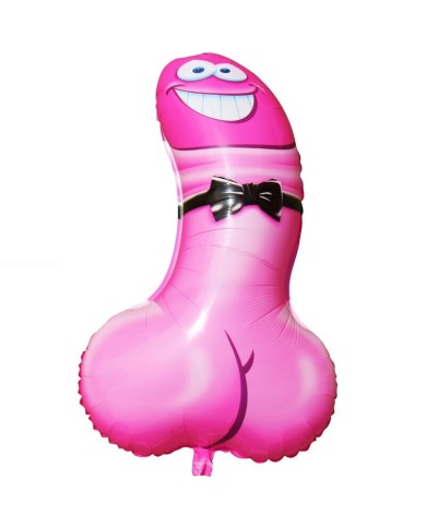 DIABLO PICANTE - BALLON DE FÊTE ROSE EN FORME DE PÉNIS