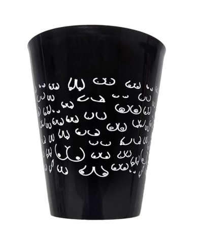 DIABLO PICANTE - TASSE NOIRE 500 ML AVEC SEINS BLANCS