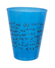DIABLO PICANTE - TASSE BLEUE 500 ML AVEC SEINS NOIRS
