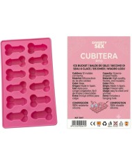 DIABLO PICANTE - 12 PÉNIS EN SILICONE DUR POUR SEAU À GLACE SUSPENDU ROSE