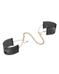 BIJOUX - DÉSIR MÉTALLIQUE MENOTTES EN MAILLE MÉTAL NOIR