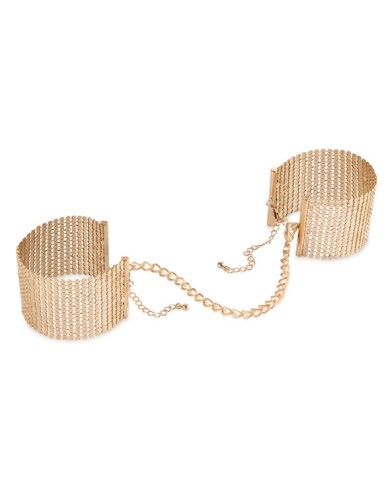 BIJOUX - DÉSIR MÉTALLIQUE MENOTTES MAILLE MÉTAL DORÉ