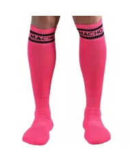 MACHO - CHAUSSETTES LONGUES TAILLE UNIQUE ROSE MACHO - CHAUSSETTES LONGUES TAILLE UNIQUE ROSE