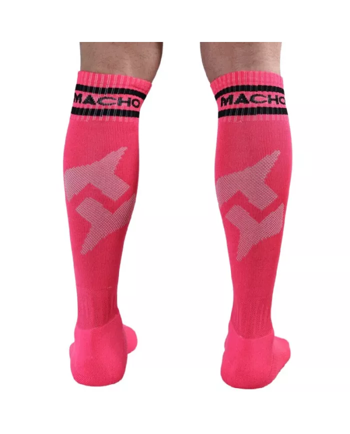 MACHO - CHAUSSETTES LONGUES TAILLE UNIQUE ROSE MACHO - CHAUSSETTES LONGUES TAILLE UNIQUE ROSE