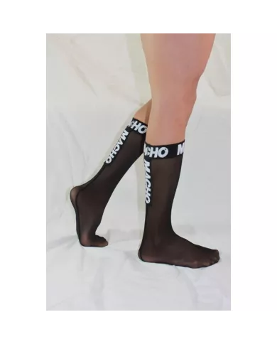 MACHO - CHAUSSETTES FINES TAILLE UNIQUE NOIRES