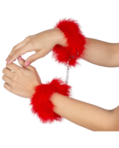 SECRETPLAY - MENOTTES MARABOU ROUGE