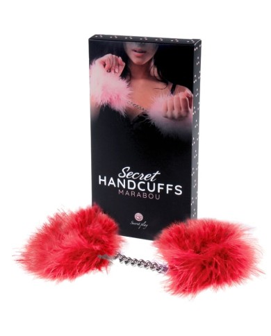 SECRETPLAY - MENOTTES MARABOU ROUGE