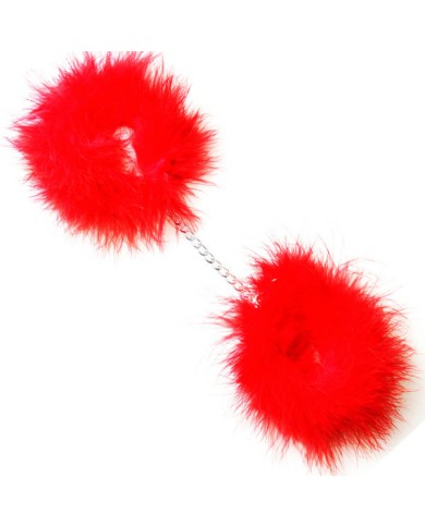 SECRETPLAY - MENOTTES MARABOU ROUGE