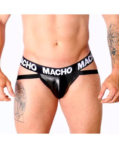 MACHO - MX25NC JOCK CUIR NOIR M