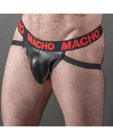 MACHO - MX25RC JOCK CUIR ROUGE M