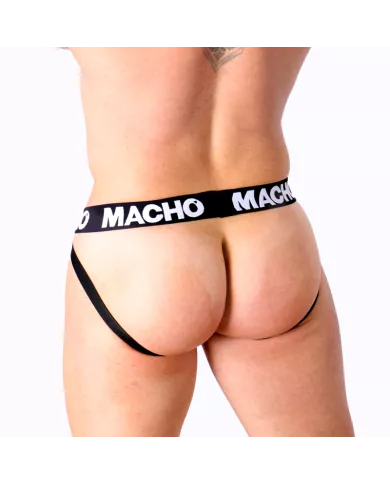 MACHO - MX27GR JOCK CUIR GRIS BEIGE M