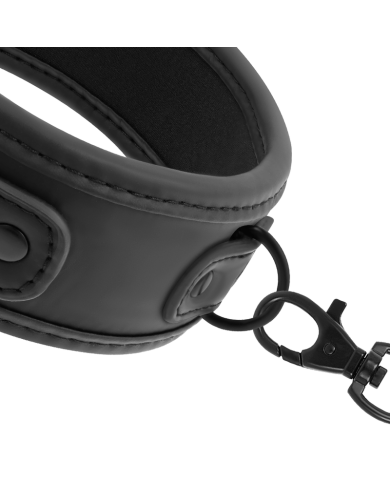 FETISH SUBMISSIVE - COLLIER CHAÎNE DOUBLURE EN NOPRÈNE