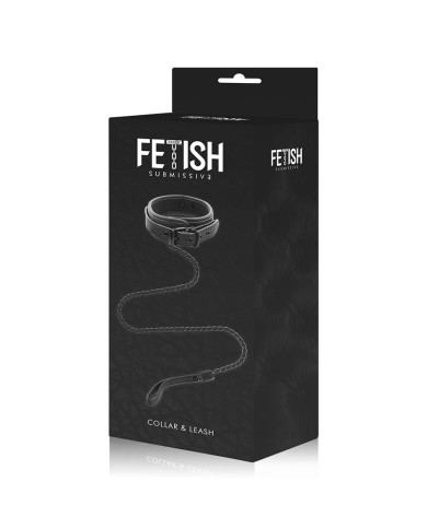 FETISH SUBMISSIVE - COLLIER CHAÎNE DOUBLURE EN NOPRÈNE