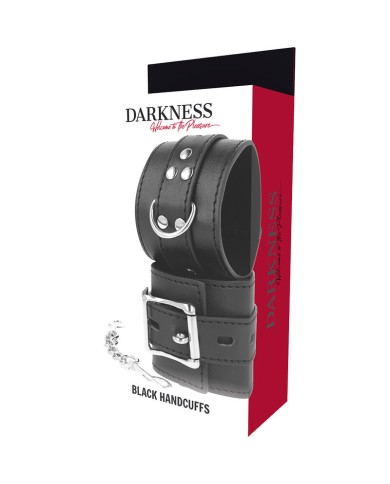 DARKNESS - MENOTTES EN CUIR NOIR