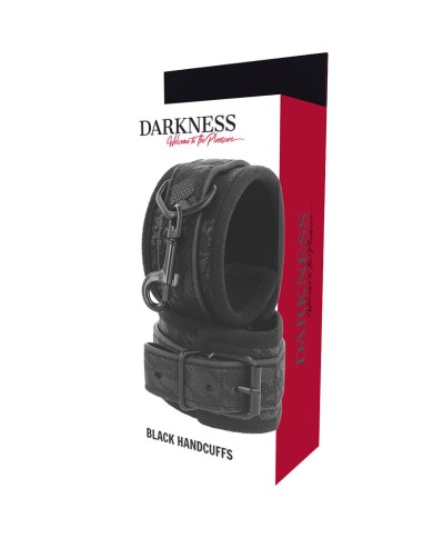 DARKNESS - MENOTTES BDSM LUXE NOIRES