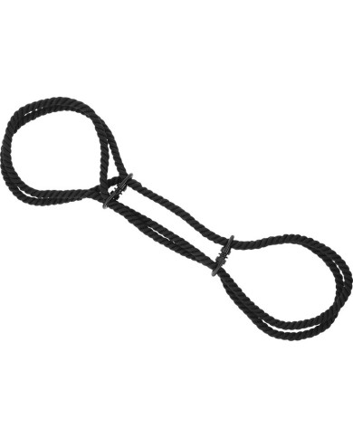 DARKNESS - MENOTTES EN CORDE OU MENOTTES DE CHEVILLE 100% COTON
