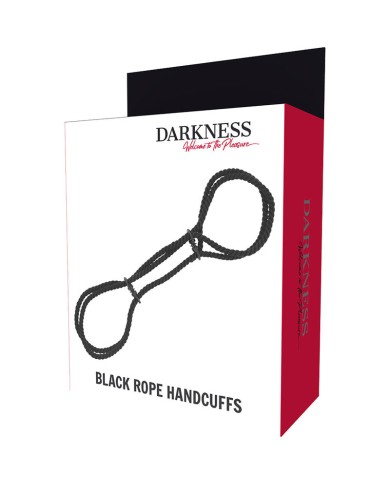 DARKNESS - MENOTTES EN CORDE OU MENOTTES DE CHEVILLE 100% COTON