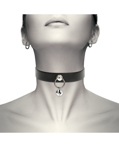 COQUETTE CHIC DESIRE - COLLIER CUIR VEGAN FEMME ACCESSOIRE HOCHET/CERCEAU