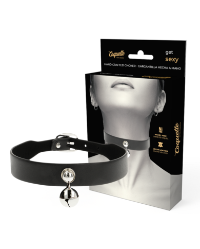 COQUETTE CHIC DESIRE - COLLIER EN CUIR VEGAN FEMME HOCHET ACCESSOIRE
