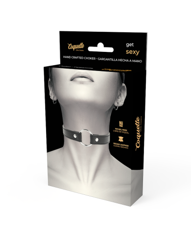 COQUETTE CHIC DESIRE - COLLIER EN CUIR VEGAN ACCESSOIRE FEMME