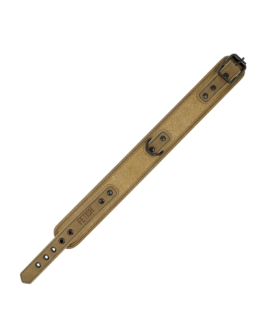 FETISH SUBMISSIVE ORIGIN - COLLIER CHAÎNE DOUBLÉE DE NÉOPRÈNE