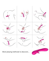 ARMONY - VIBRATEUR ROMANCE AVEC STIMULATEUR FUCHSIA