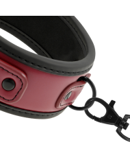 FETISH SUBMISSIVE DARK ROOM - COLLIER CHAÎNE DOUBLURE EN NÉOPRÈNE