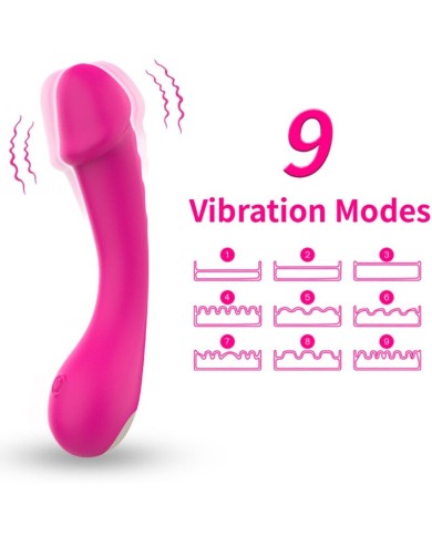 ARMONY - GODE VIBRATEUR SPOT G SILICONE FUCHSIA