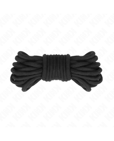 KINK - CORDE EN COTON 5 MÈTRES NOIR