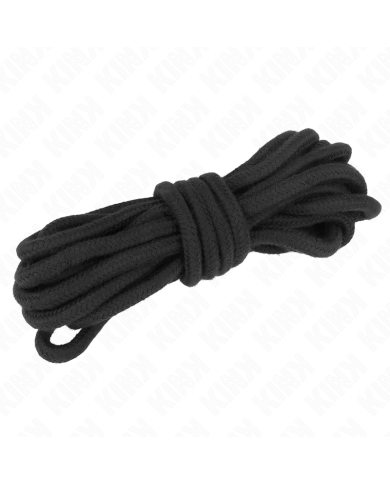 KINK - CORDE EN COTON 10 MÈTRES NOIR