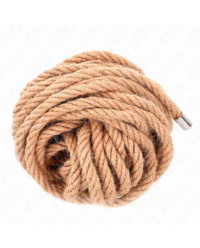 KINK - CORDE DE CHANVRE AVEC TÊTE MÉTALLIQUE 10 MÈTRES