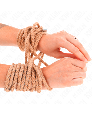 KINK - CORDE DE CHANVRE AVEC TÊTE MÉTALLIQUE 10 MÈTRES