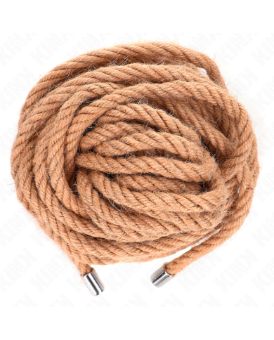 KINK - CORDE DE CHANVRE AVEC TÊTE MÉTALLIQUE 10 MÈTRES