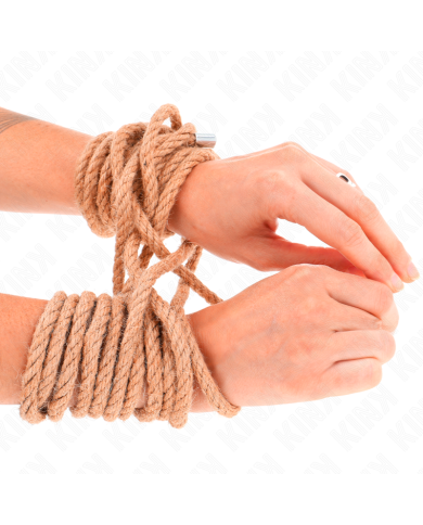 KINK - CORDE DE CHANVRE AVEC TÊTE MÉTALLIQUE 20 MÈTRES